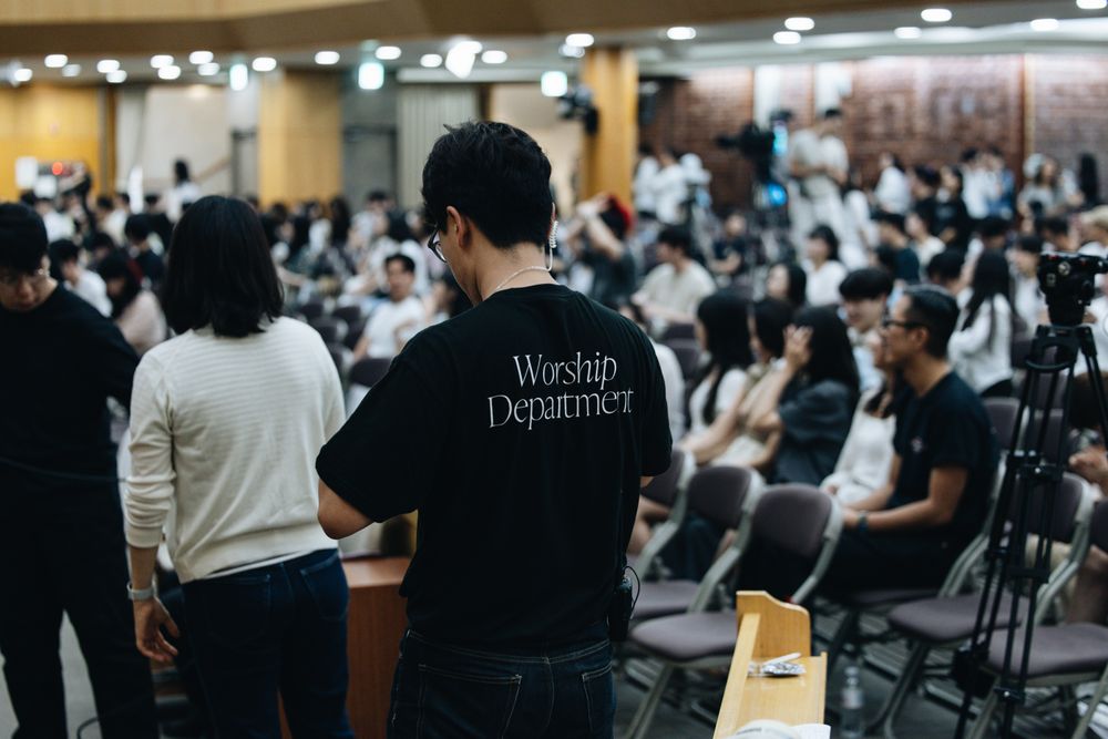 Our church community in worship